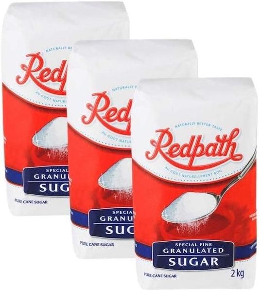 REDPATH White Granulated Sugar 3 Qty 6KG | Each 2KG X 3 Bags | by NUTRICHOLAI